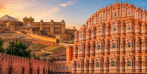 Delhi to Jaipur travel route