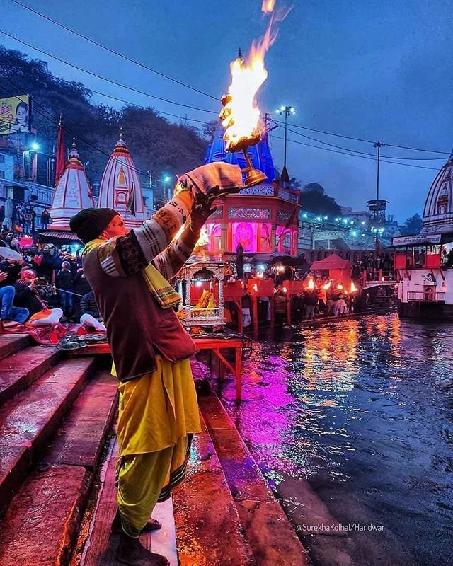 Haridwar temple and pilgrimage sights