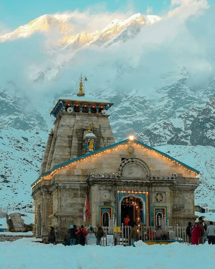 Kedarnath Temple in the Himalayas